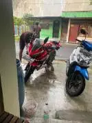 Cuci Motor Pemuda Binaan