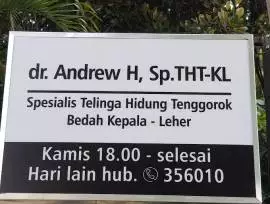 dr. Andrew Halim, Sp.THT-KL
